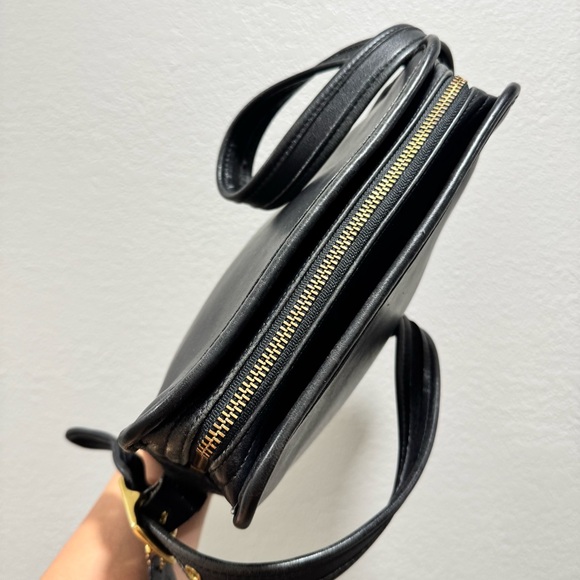 Vintage Coach Black Legacy North South Compartment Bag - Picture 5 of 11